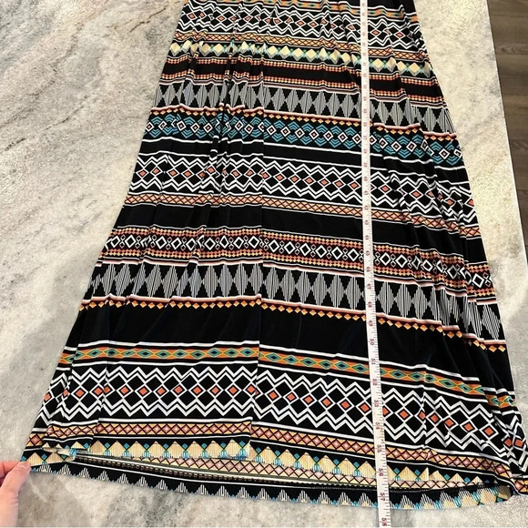 Apt 9 Halter Neckline Southwest Print Maxi Dress Size Large - Picture 7 of 11